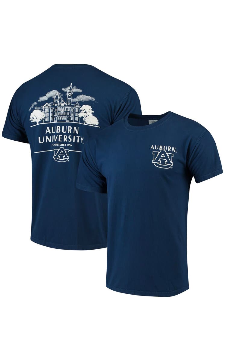 IMAGE ONE Men's Navy Auburn Tigers Campus Local Comfort Colors T-Shirt, Main, color, 