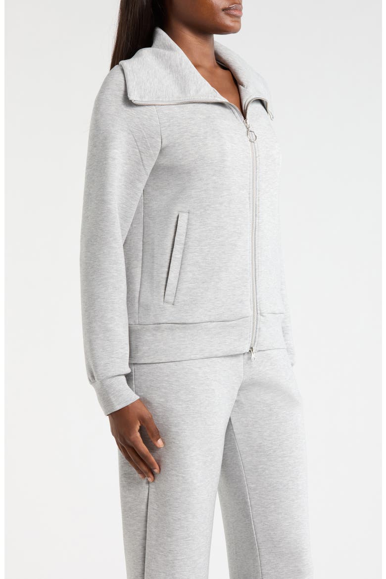 Dreamweave™ Oversize Zip Jacket, Alternate, color, HEATHER CONCRETE