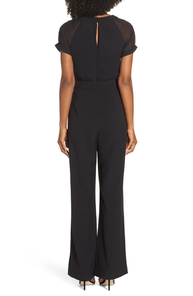 Vince Camuto Crepe Jumpsuit, Alternate, color, 