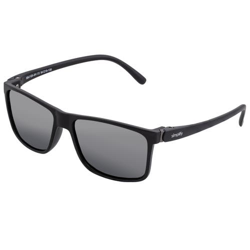 Simplify Ellis Polarized Sunglasses In Gloss Black/black