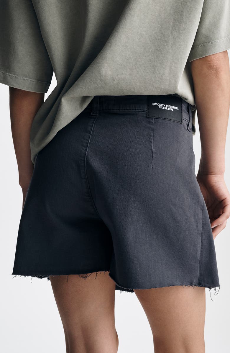 Brooklyn Industries Pleated Stretch Cotton Twill Skort, Alternate, color, Anthracite Colored T