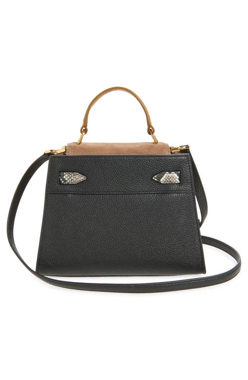 Veronica Beard Dash Leather Top Handle Bag In Multi