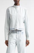 Alaïa Round Denim Jacket