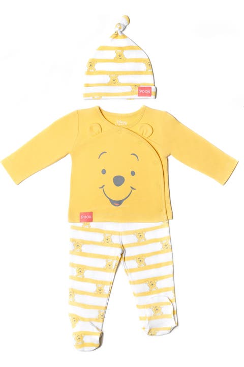 Winnie the Pooh Top and Footed Pants Set with Hat