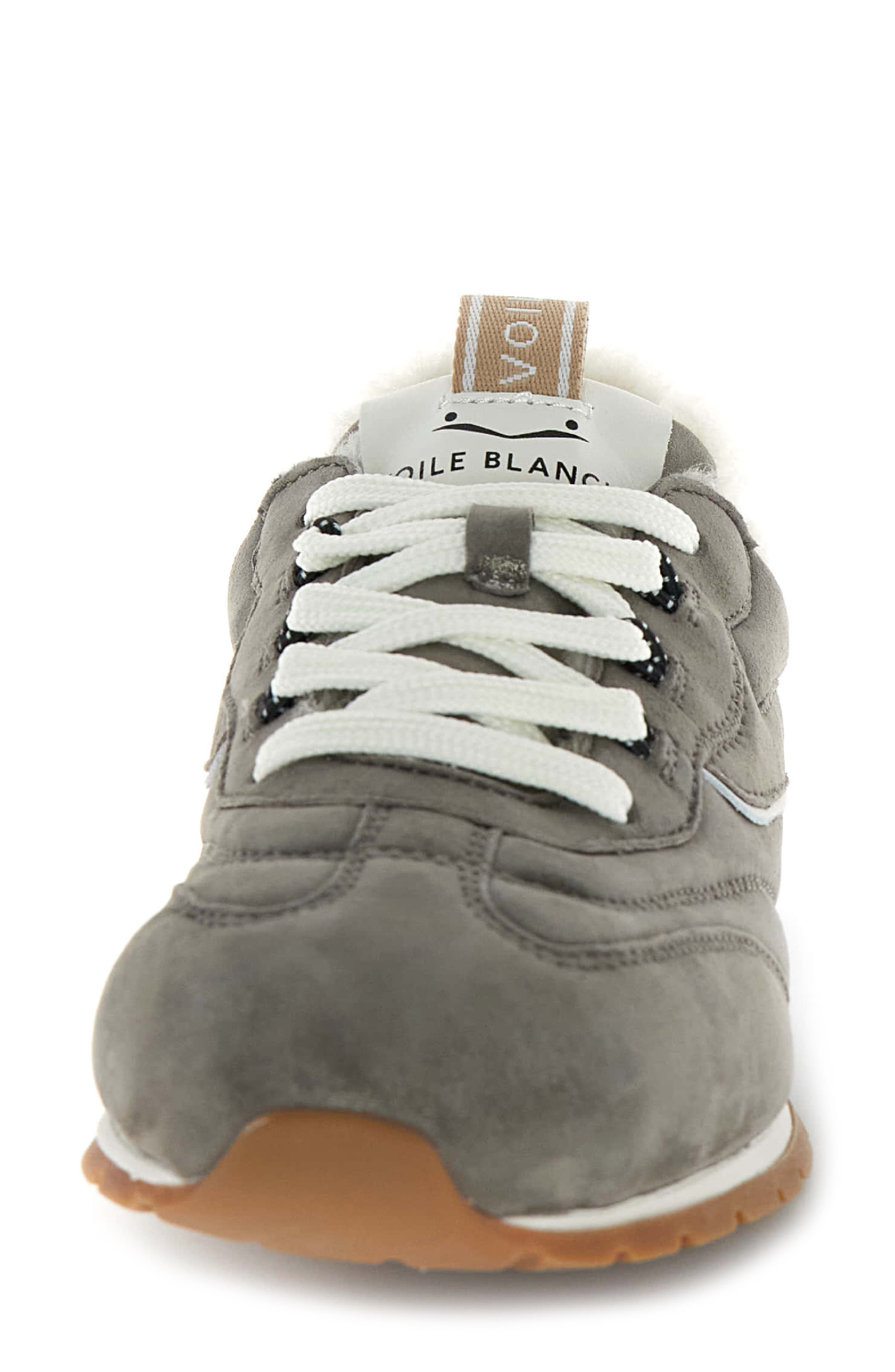 Play Sneaker with Genuine Shearling Trim, Alternate, color, CHARCOAL