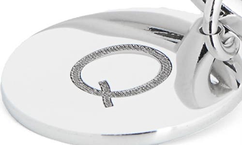 Meshmerise Love Knot Initial Bracelet In Metallic