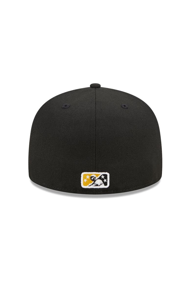 Men's New Era White/Black Salt Lake Bees Marvel x Minor League 59FIFTY Fitted Hat, Alternate, color, White