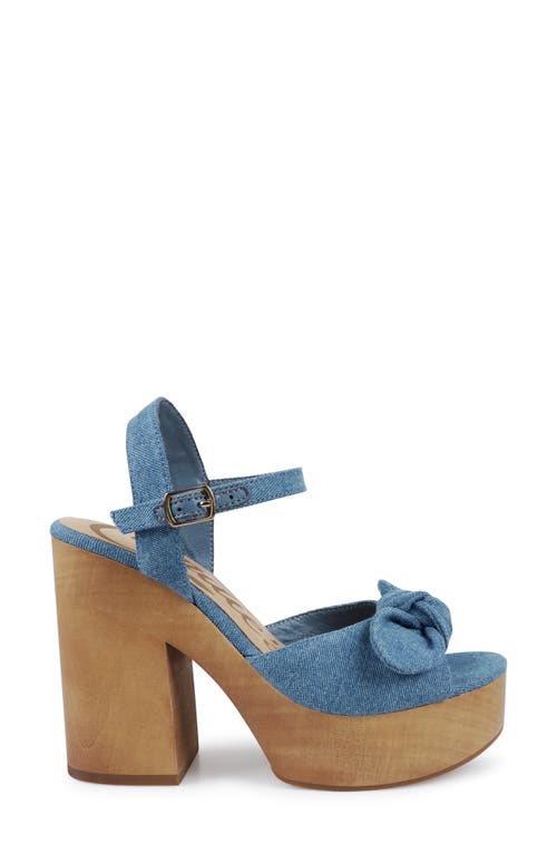 Candies Candie's Knotted Platform Sandal In Blue