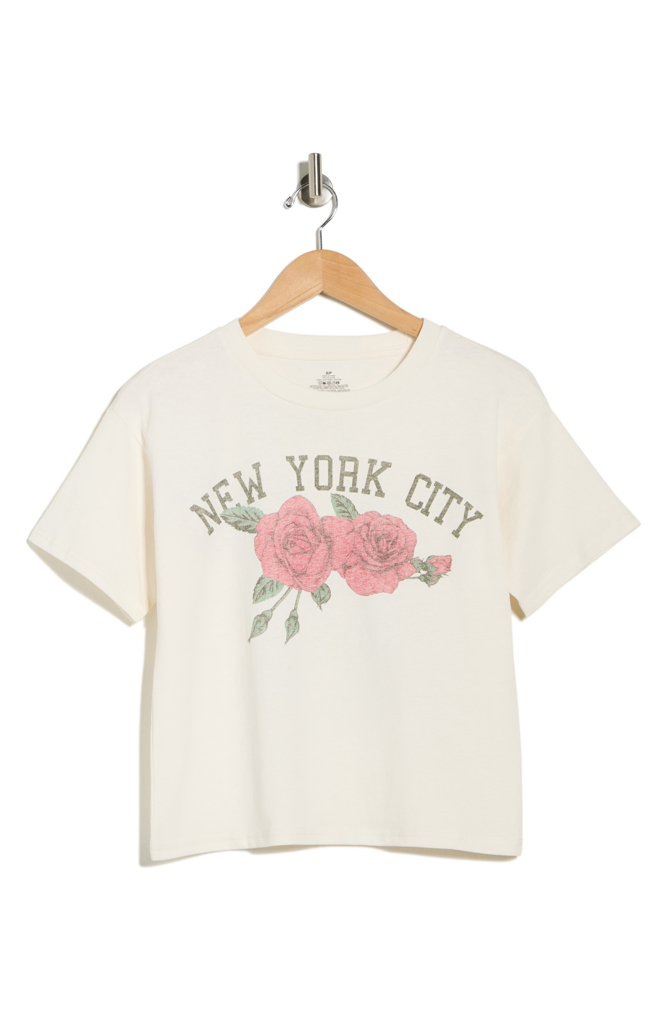 Philcos New York City Roses Graphic T-Shirt