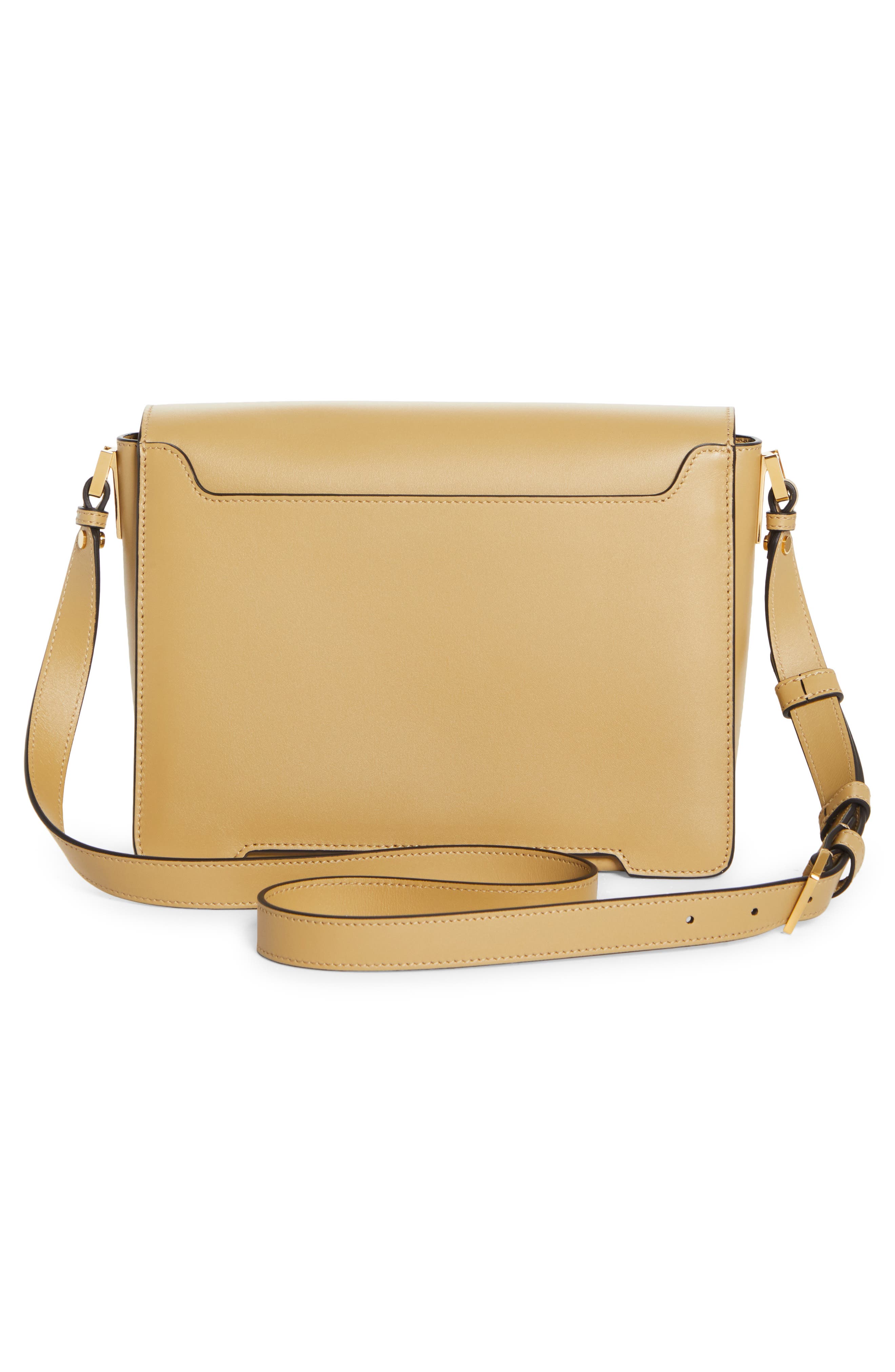 Medium Trunkaroo Leather Shoulder Bag, Alternate, color, NOMAD
