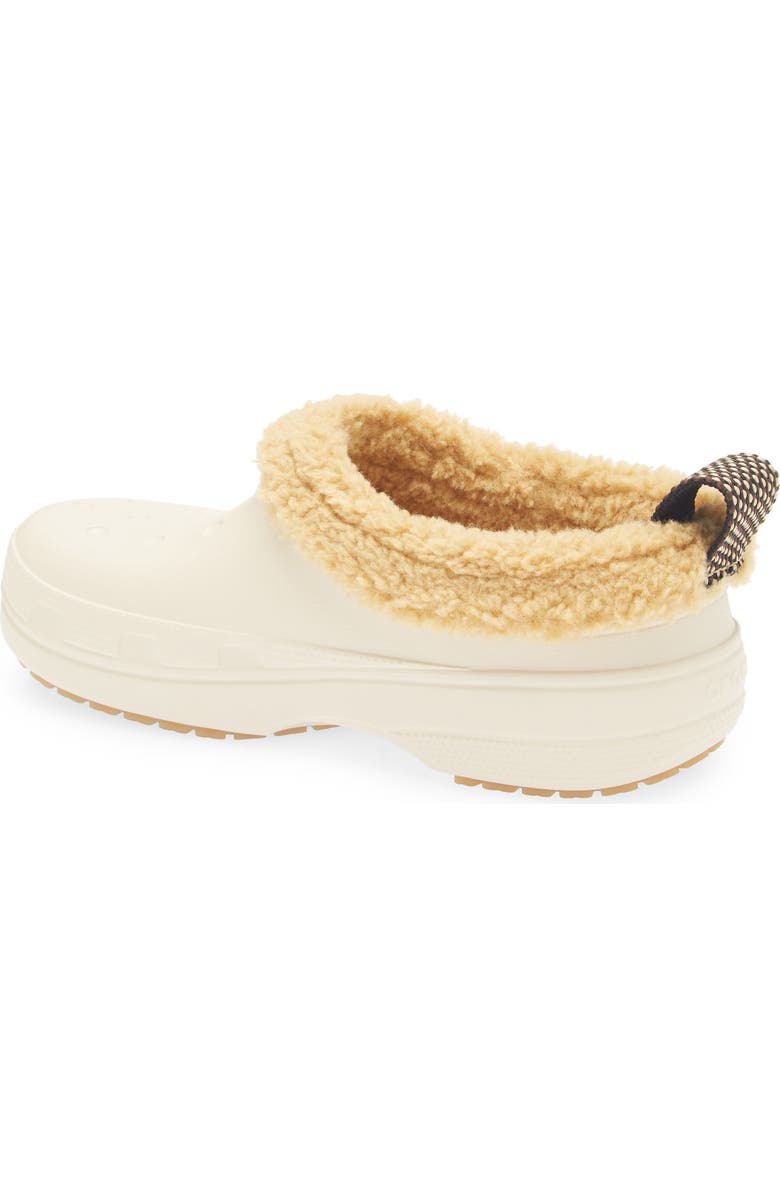 CROCS Classic Fleece Lined Shorty Clog, Alternate, color, Sandstone