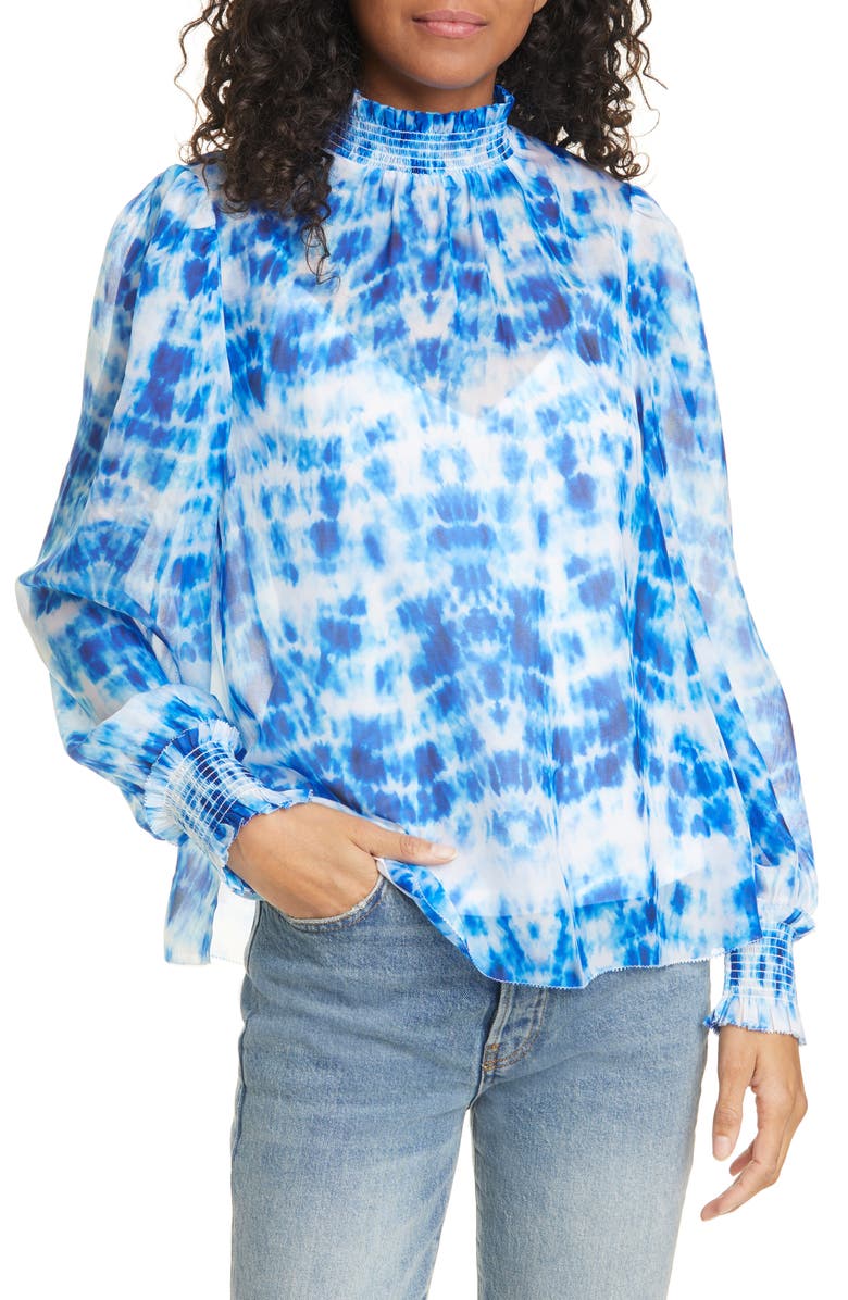 CAMI NYC The Willa Silk Blouse, Main, color, 