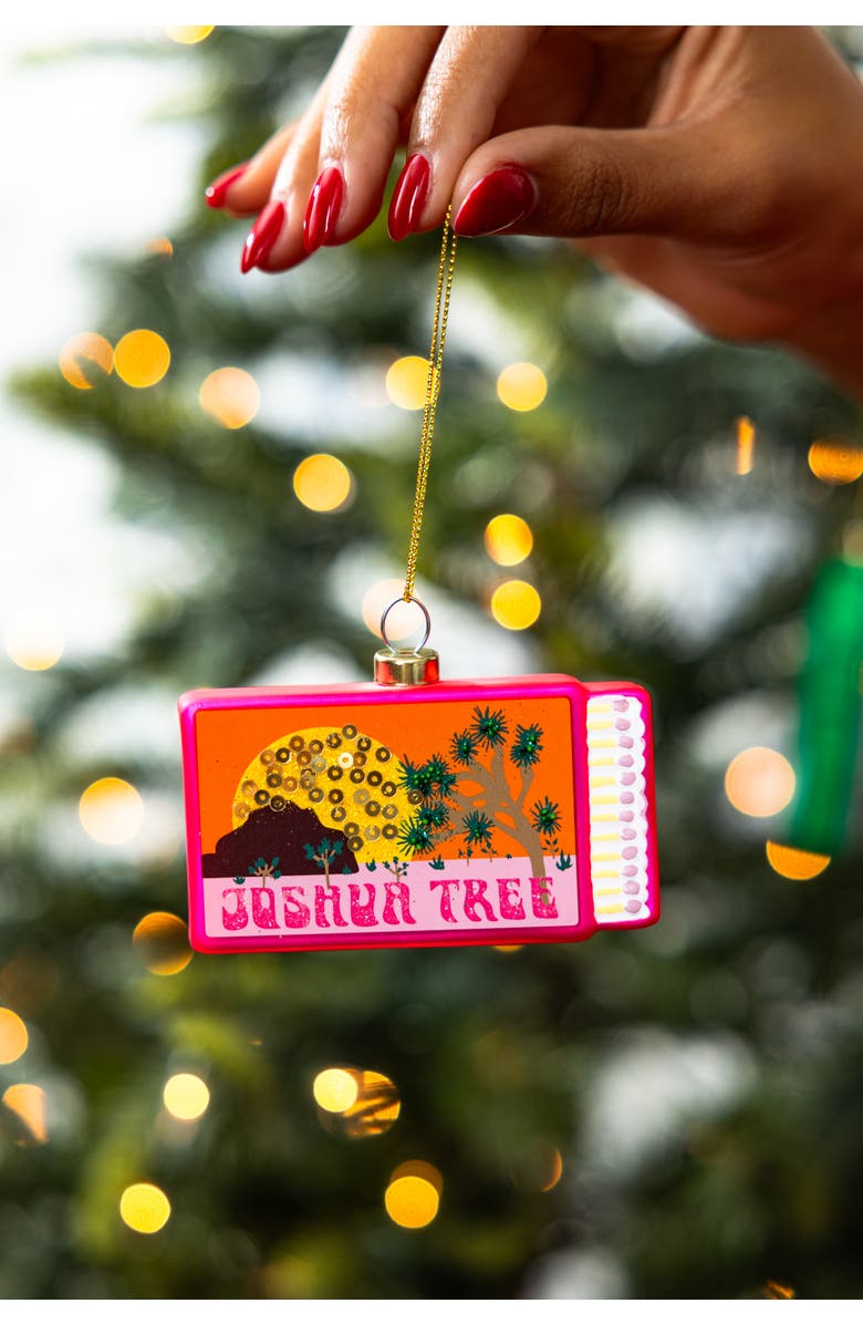 Furbish Matchbook Ornament - Joshua Tree, Alternate, color, Pink