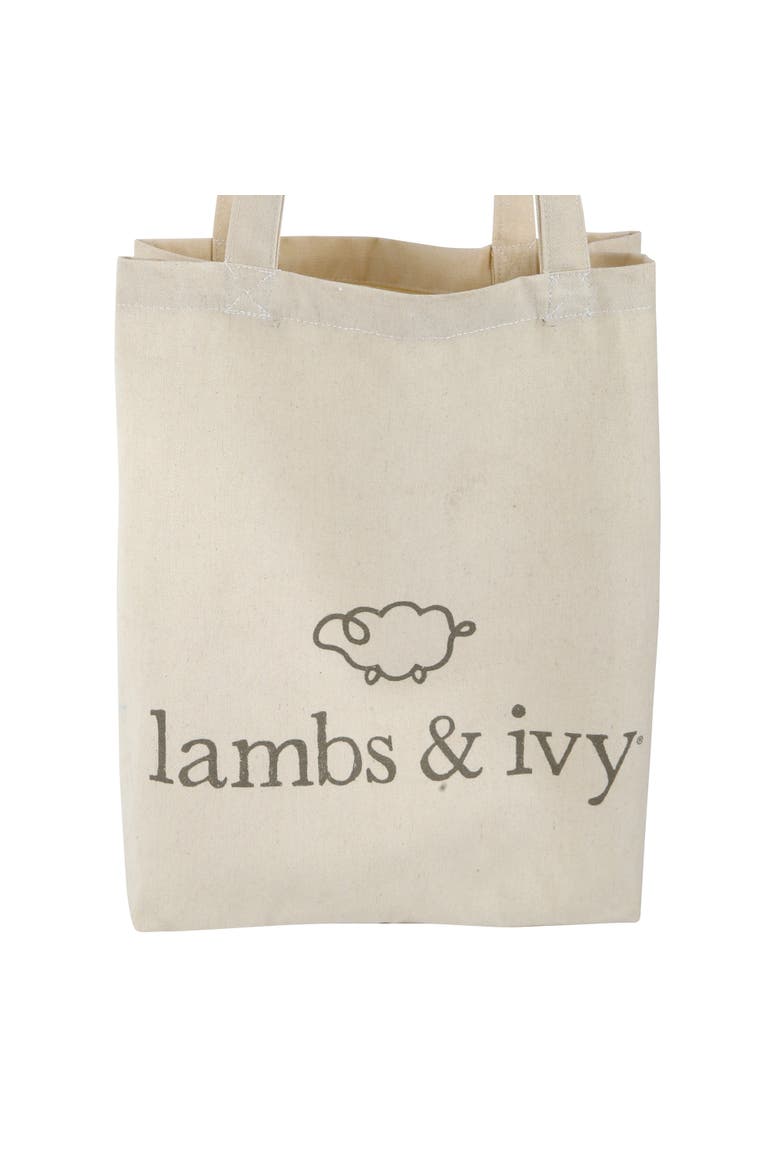 Signature Canvas Reusable Logo Tote Bag for Women and Men, Main, color, Cream