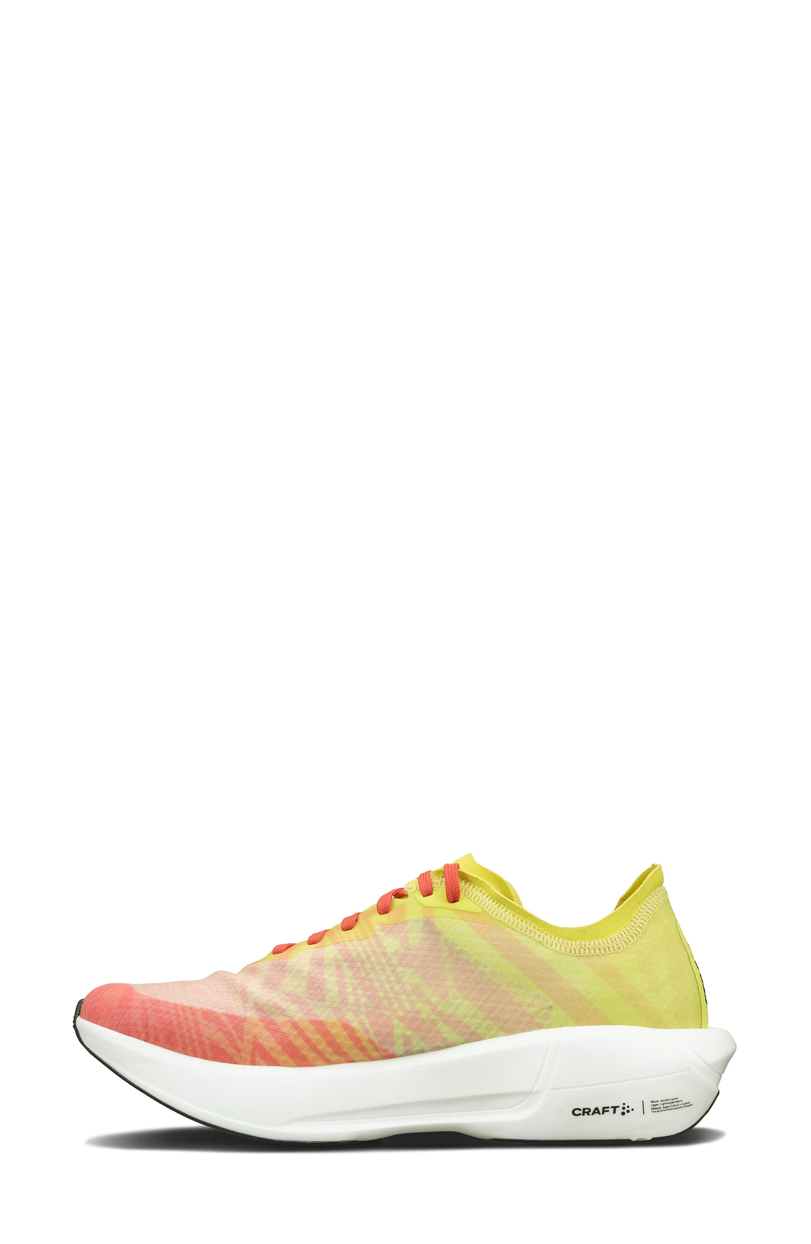 Craft Nordlite Carbon Speed Running Shoe, Alternate, color, Neon Light/ Inferno