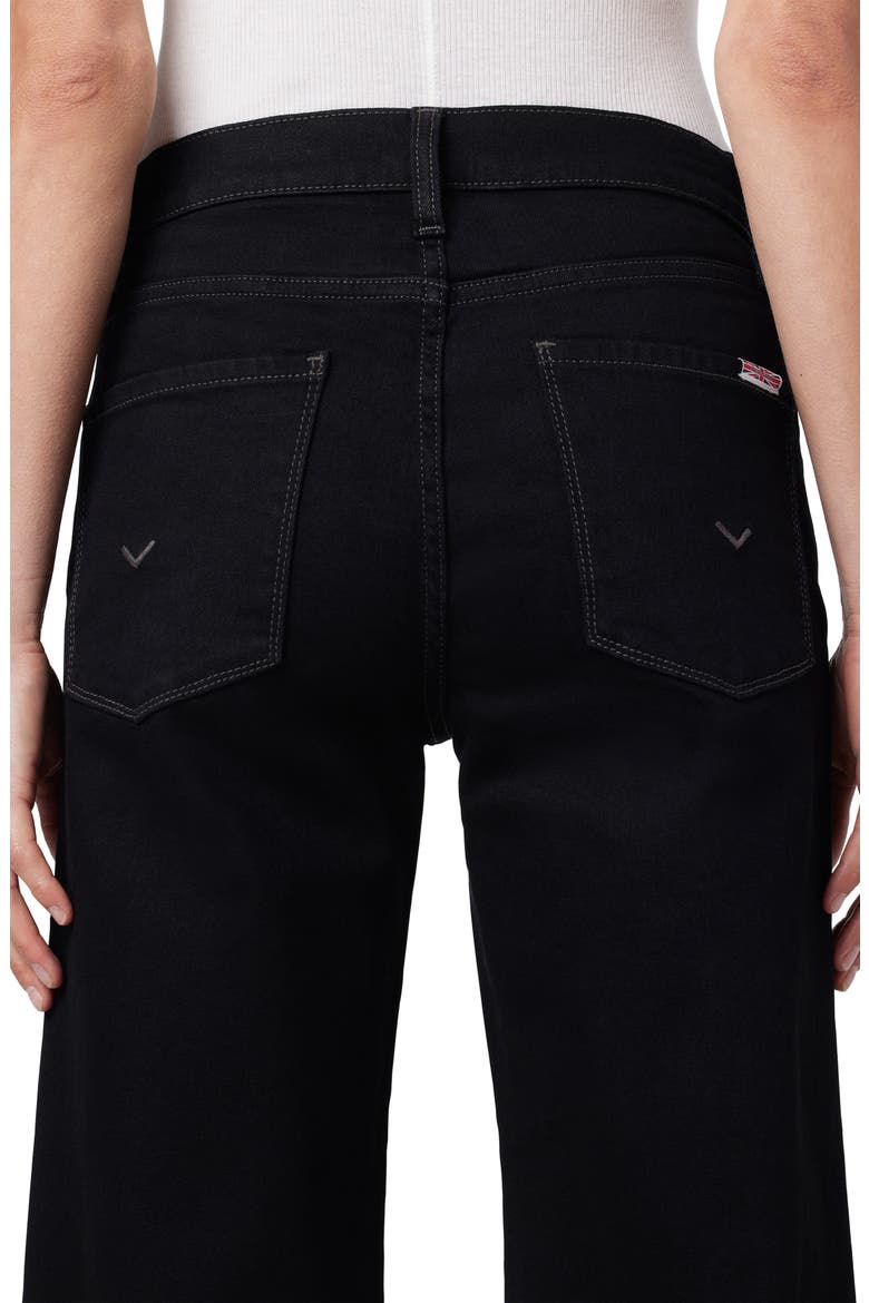 Rosalie High Waist Wide Leg Jeans, Alternate, color, BLACK RINSE