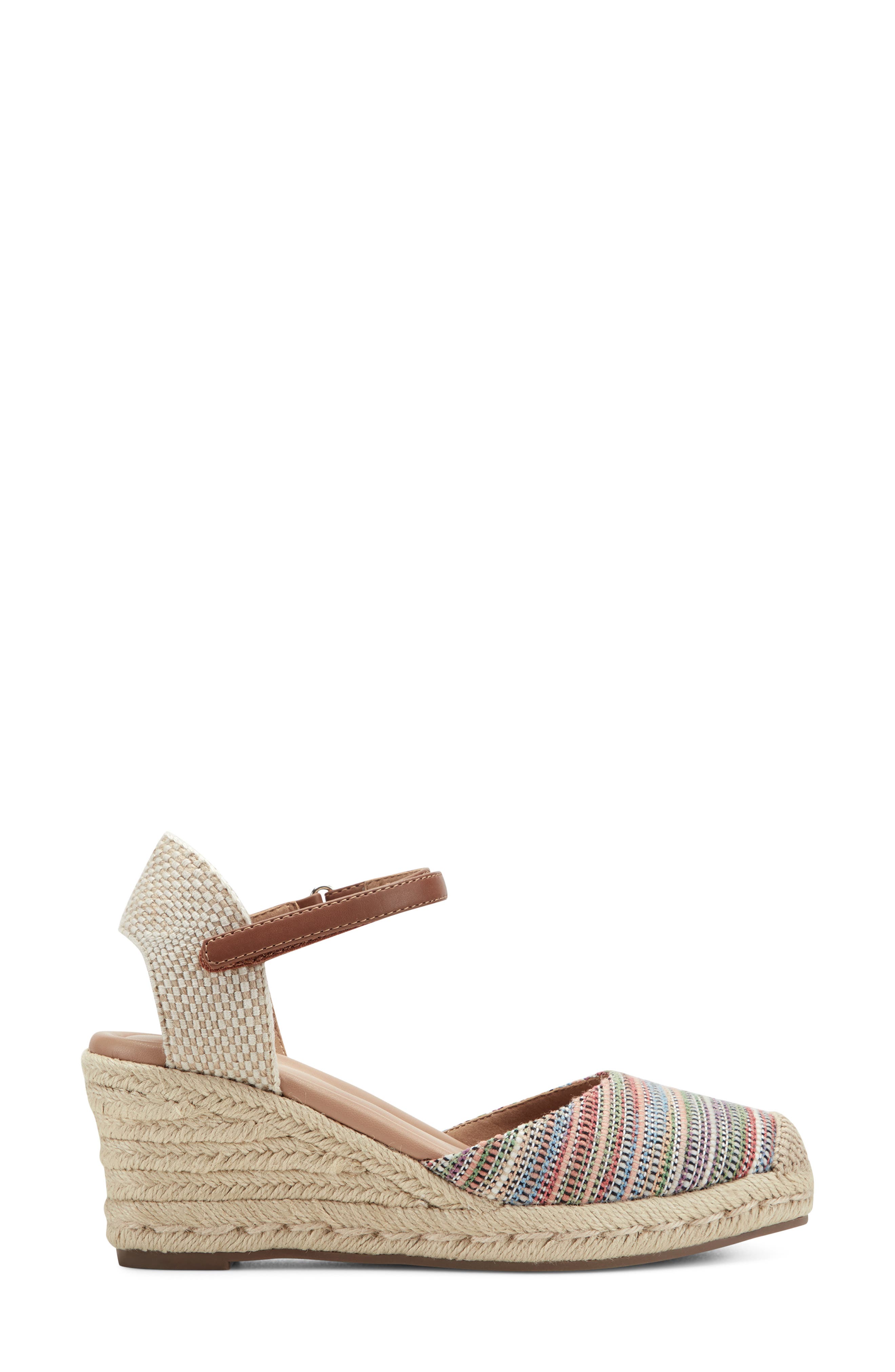 Easy Spirit Makaylie Espadrille Wedge Sandal, Alternate, color, Light Natural
