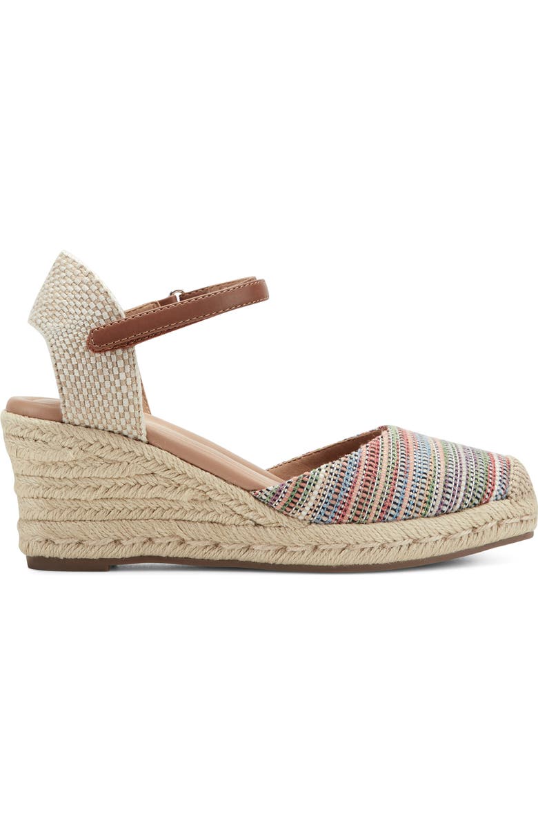 Easy Spirit Makaylie Espadrille Wedge Sandal, Alternate, color, Light Natural
