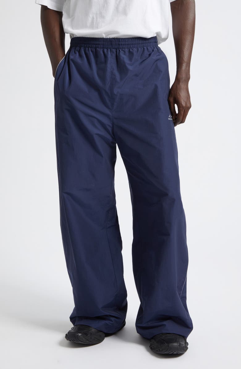 Balenciaga Bodies Tracksuit Pants, Main, color, Blue