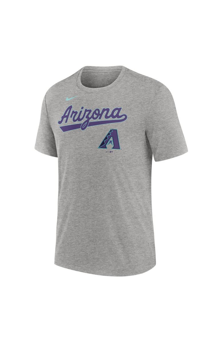 Nike Men's Nike  Heather Charcoal Arizona Diamondbacks 2025 City Connect Tri-Blend T-Shirt, Alternate, color, Heather Charcoal