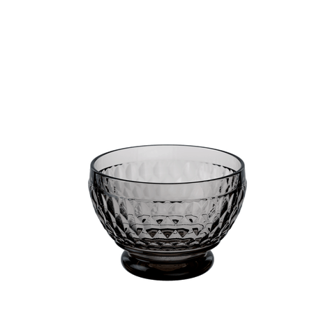 Boston coloured Individual Bowl-Smoke  Set of 4