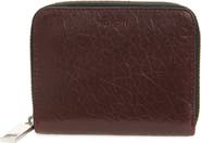 AllSaints Lena Hex Leather Zip Wallet