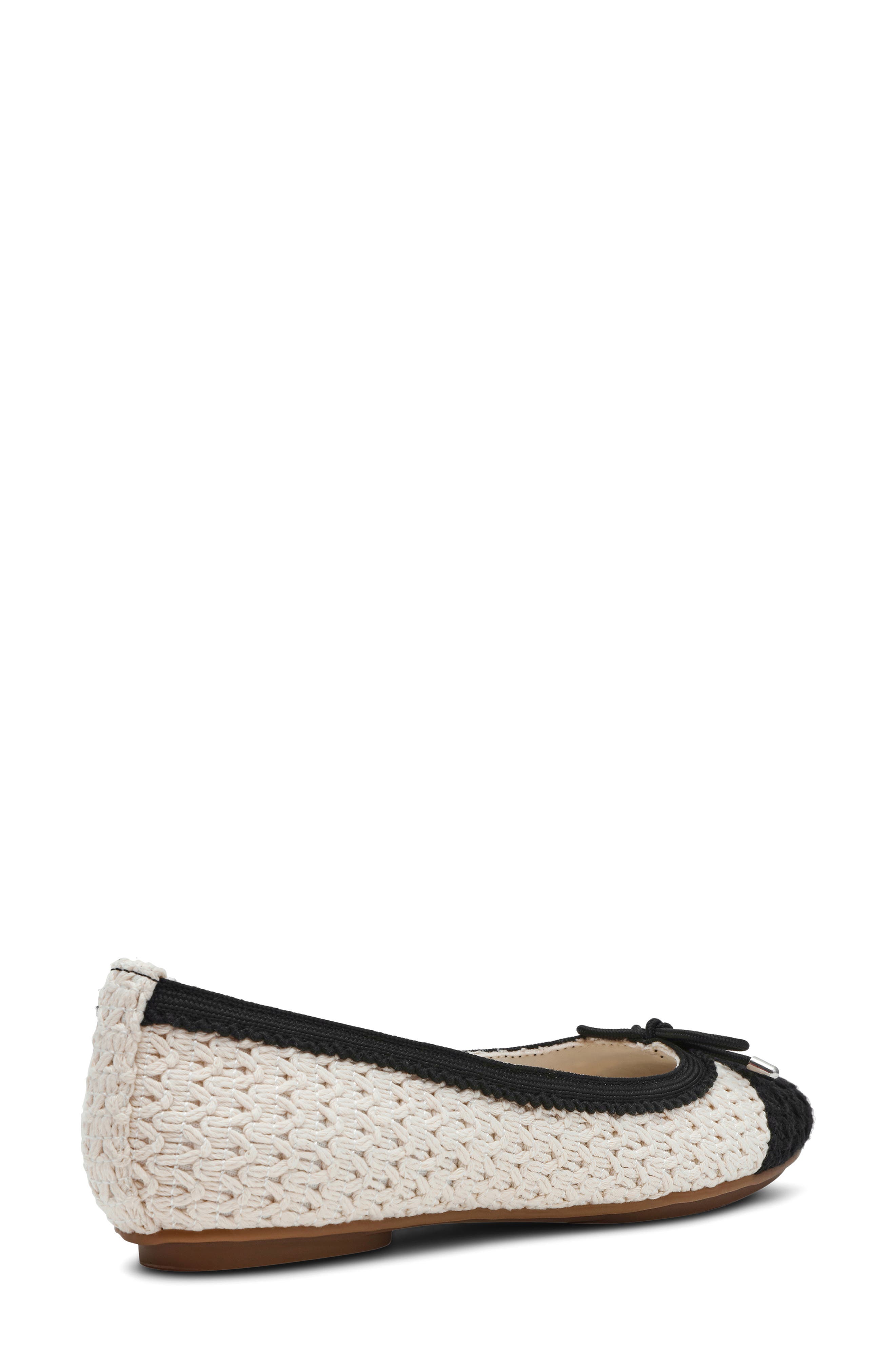 Luci Flat, Alternate, color, CREAM/ BLACK