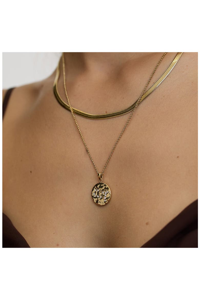 Zodiac Talisman Necklace, Alternate, color, GOLD - GEMINI