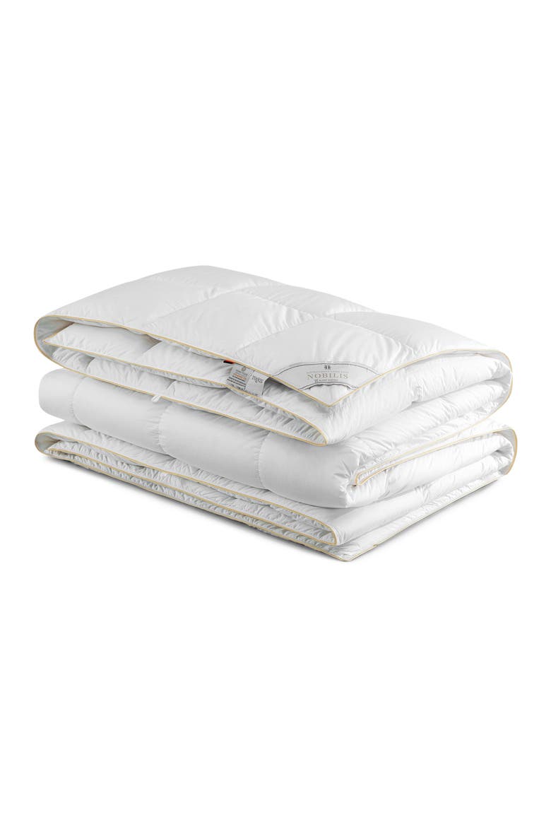 Nobilis Austrian goose down comforter, Main, color, White
