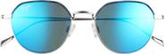 Maui Jim 50mm Round Fashion Polarized Sunglasses