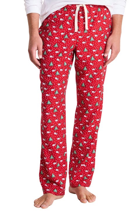 Holiday Print Flannel Lounge Pants