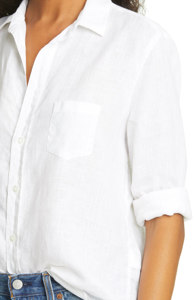 Frank & Eileen Eileen Relaxed Button-Up Shirt, Alternate, color, White