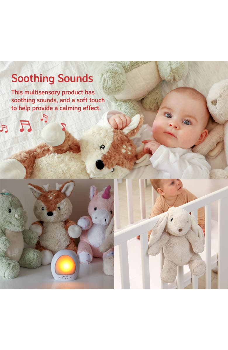 Cloud B Love Light Buddies - Rechargeable Plush Nightlight & Sound Soother for Baby Sleep, Alternate, color, Billy Bunny