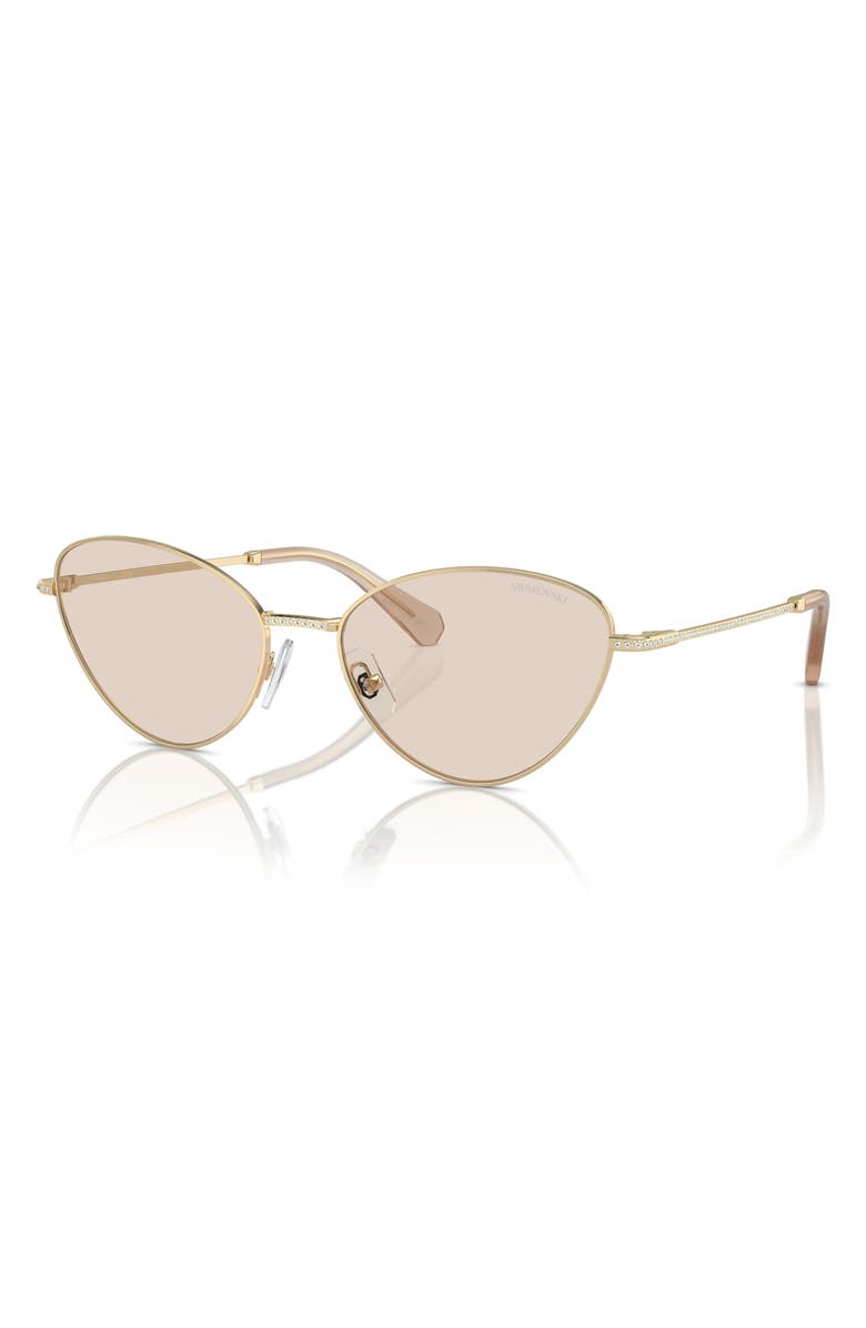 Swarovski 58mm Cat Eye Sunglasses, Alternate, color, 