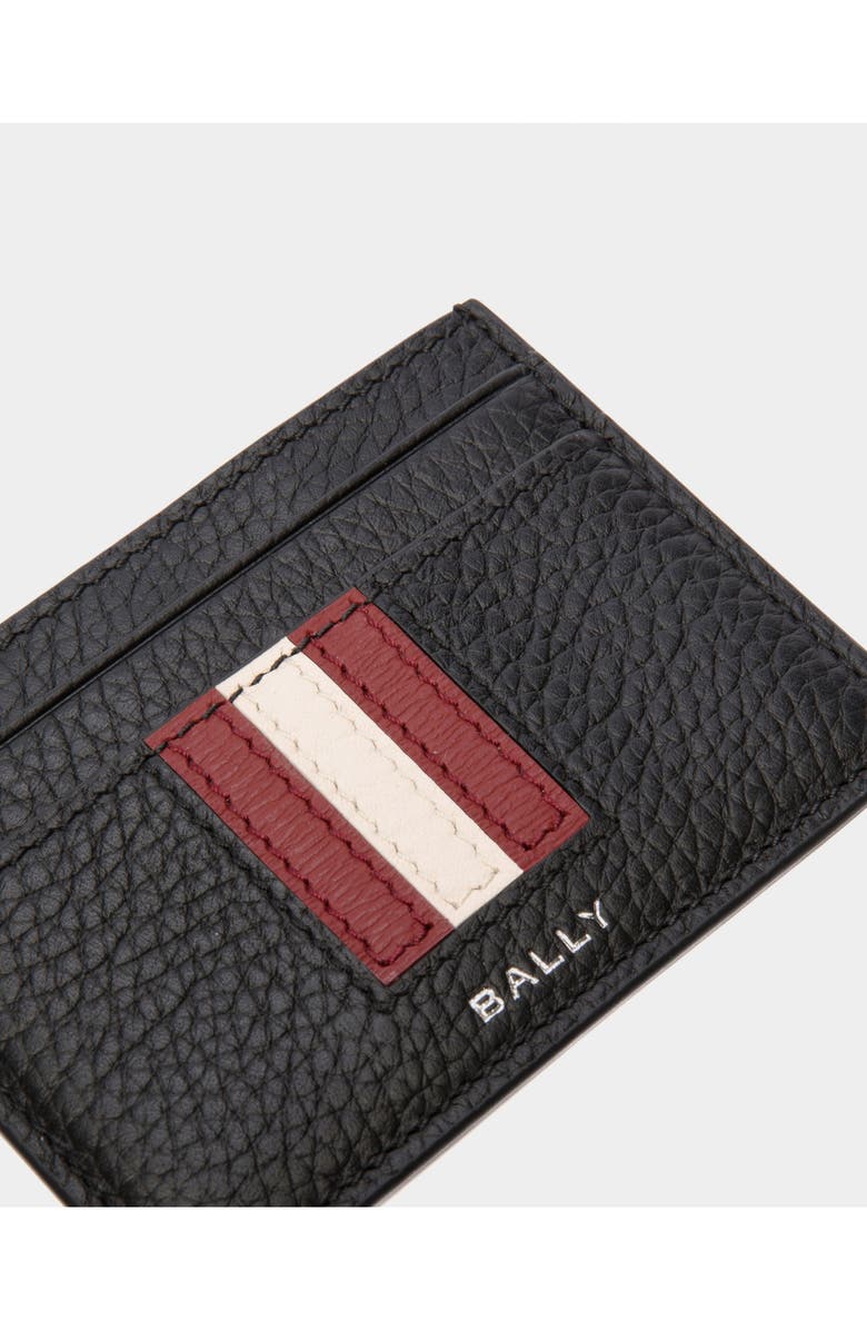 Bally Ribbon Card Holder In Leather, Alternate, color, 