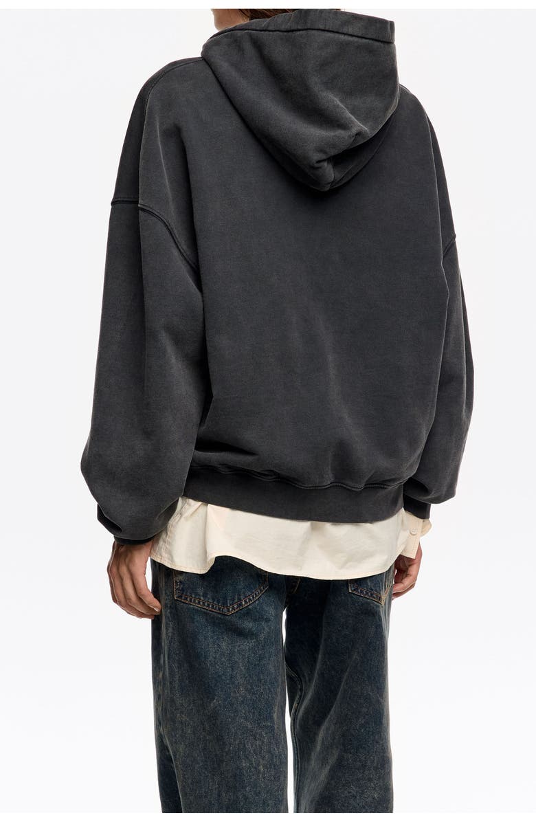 Bimba y Lola City Logo Hoodie, Alternate, color, Washed Black