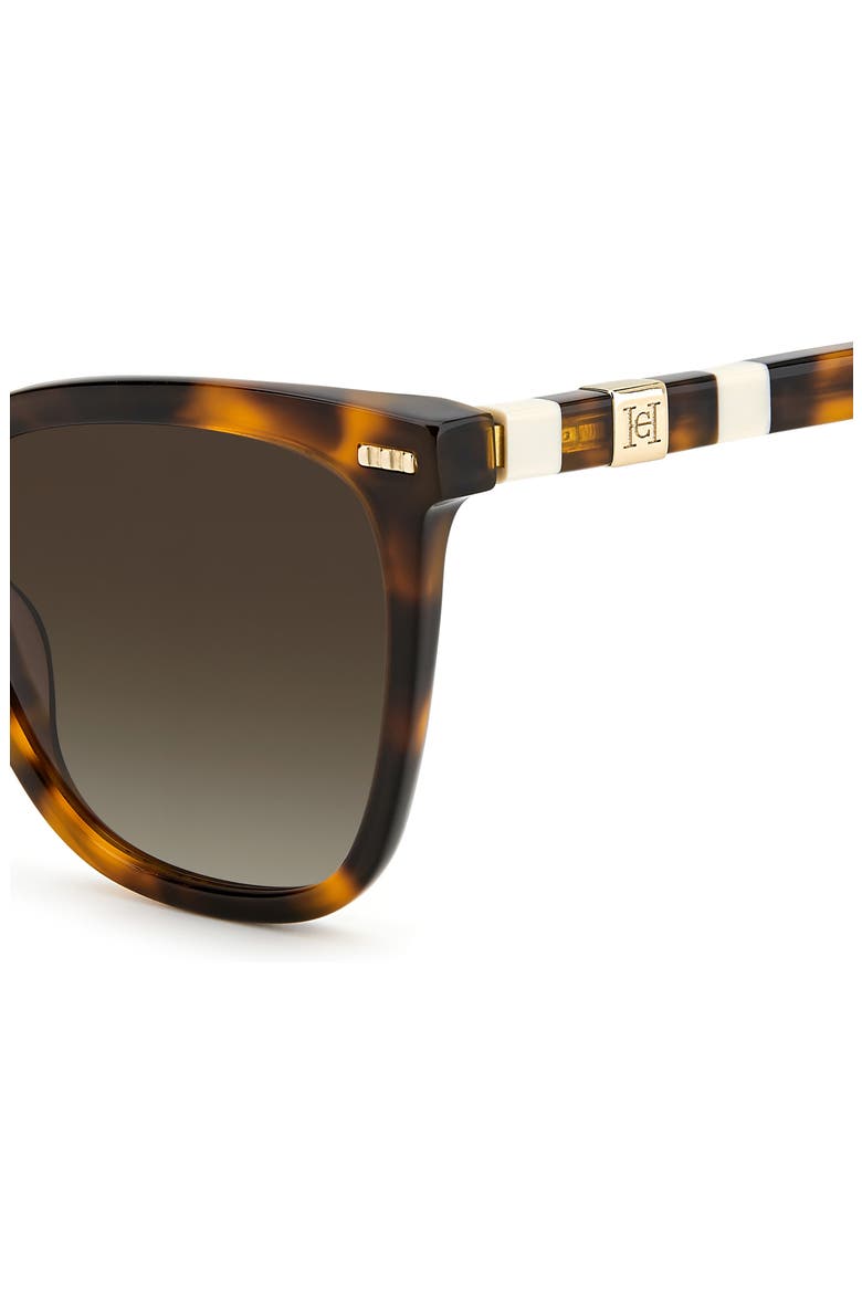 55mm Square Sunglasses, Alternate, color, HAVANA IVORY