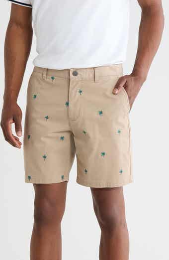 Palm Embroidered Chino Shorts