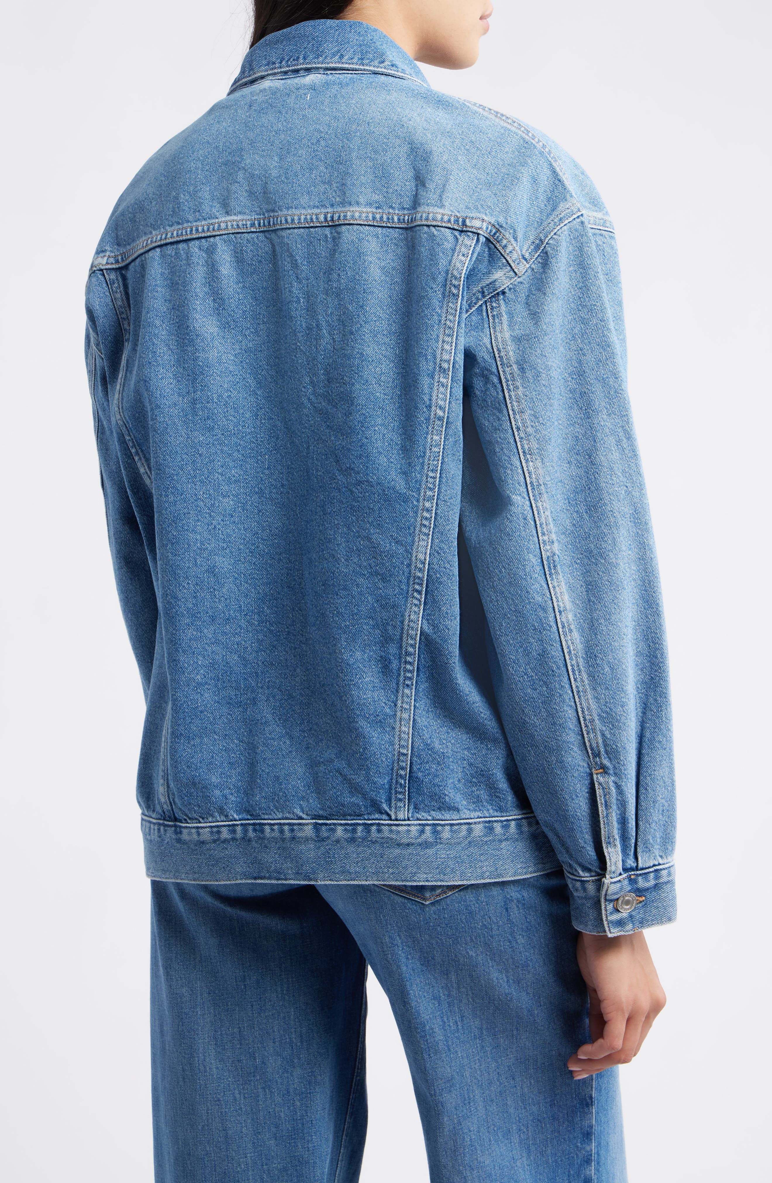 Luna Denim Trucker Jacket - image 2