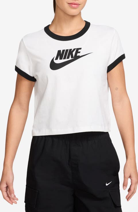 Sportswear Ringer Logo Graphic T-Shirt