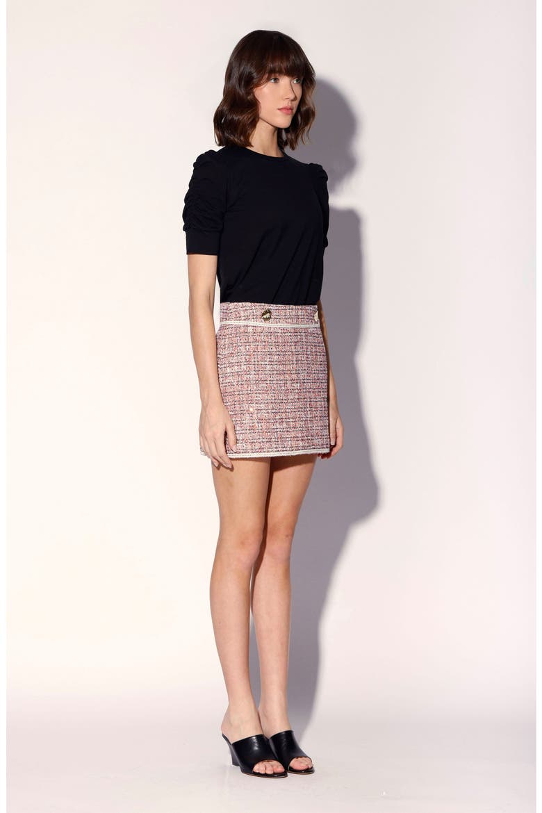 Hera Tweed Miniskirt, Alternate, color, CANYON TWEED