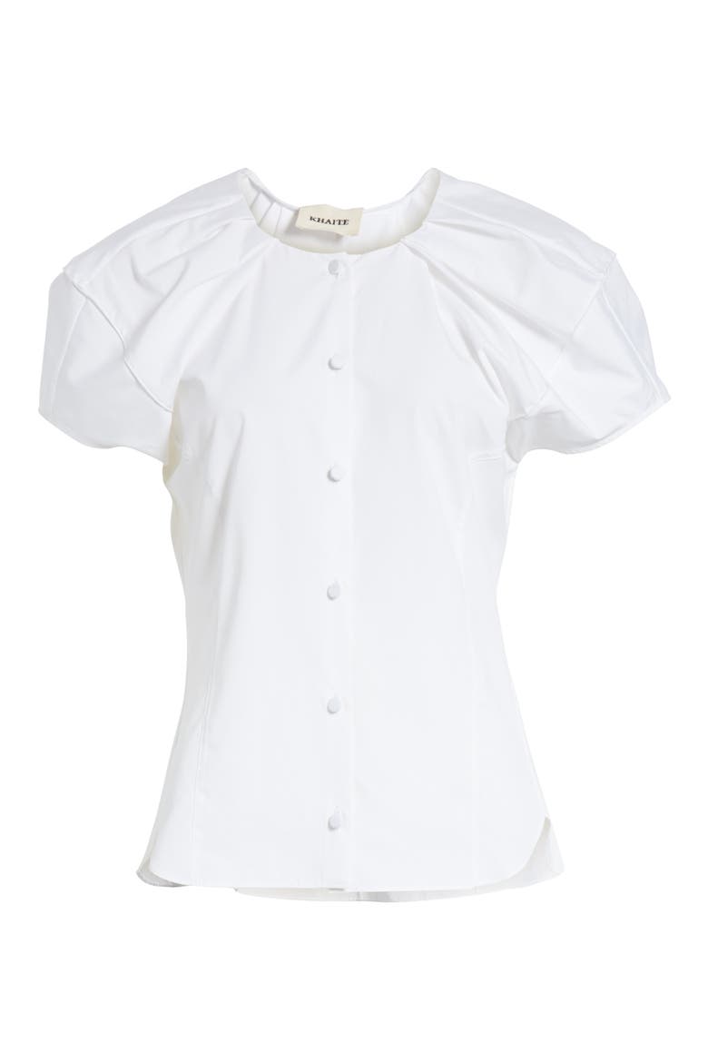 Tanya Poplin Top, Alternate, color, WHITE