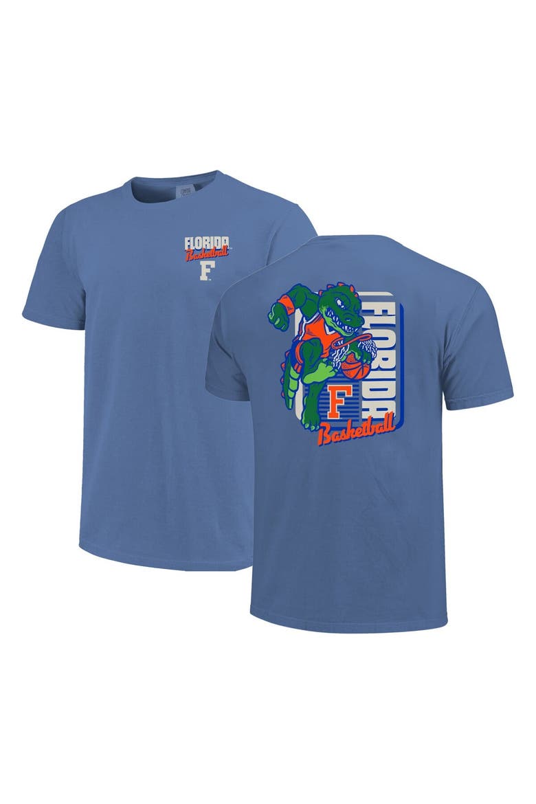 Men's Royal Florida Gators Comfort Colors Mascot Dunk T-Shirt, Main, color, Royal