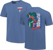 IMAGE ONE Men's Royal Florida Gators Comfort Colors Mascot Dunk T-Shirt