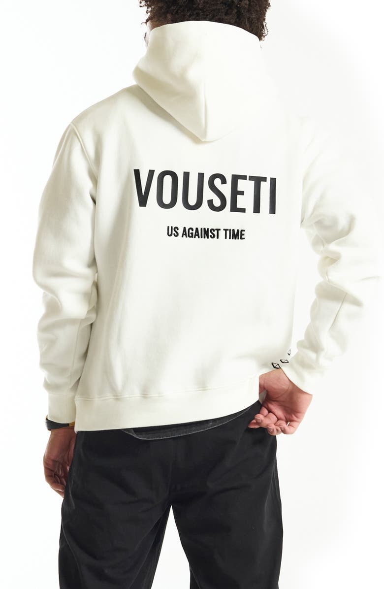 VOUSETI Us Against Time Brushed Fleece Hoodie, Alternate, color, 