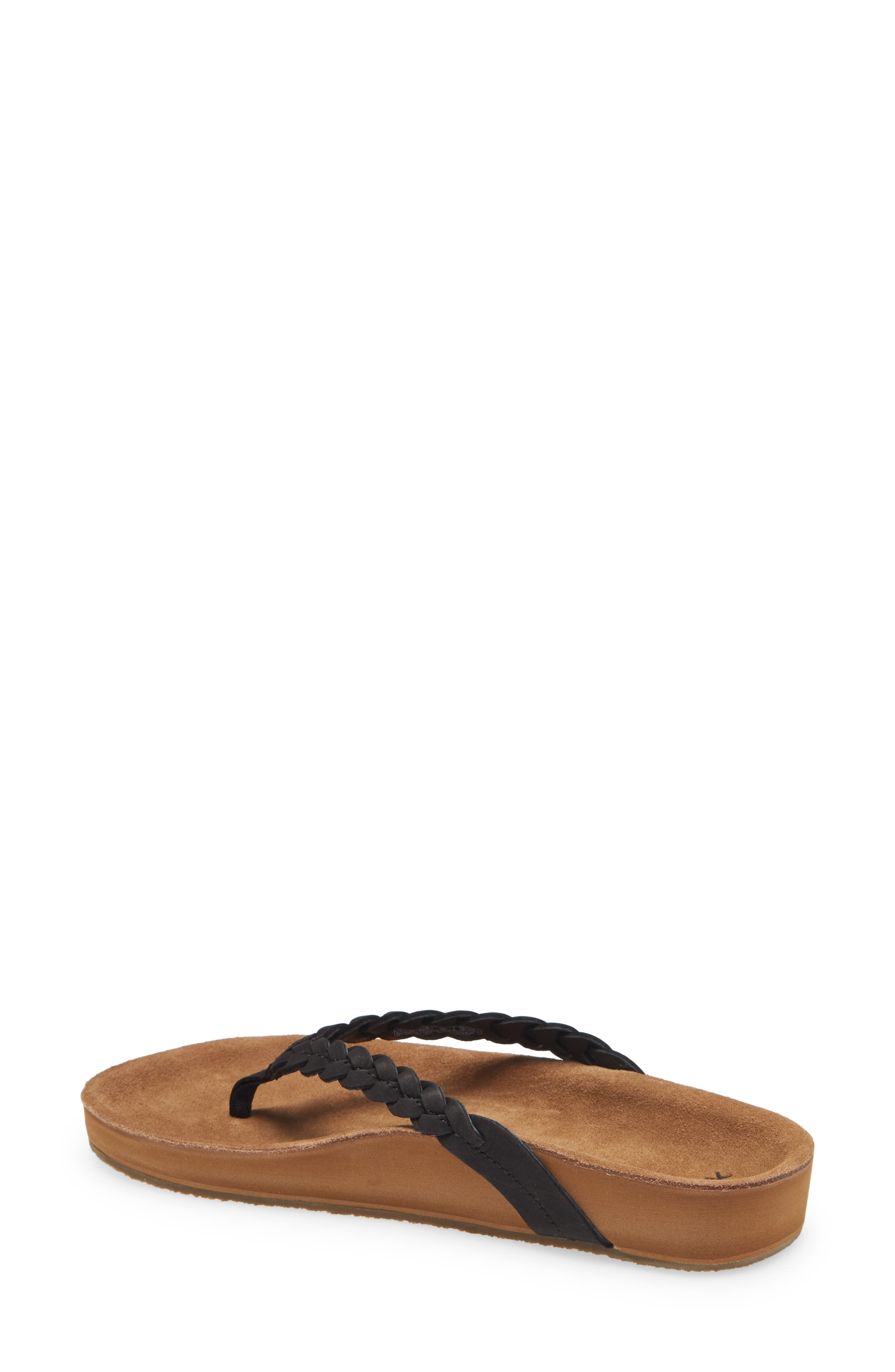Sanuk She Loungy Braid Flip Flop, Alternate, color, 