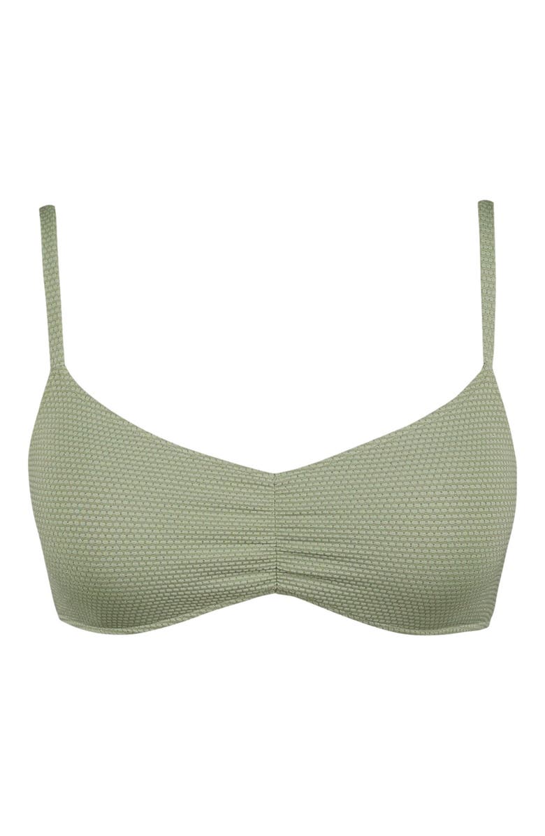 Swim Systems Sylvia Bralette Bikini Swimsuit Top, Alternate, color, Aloe Lurex