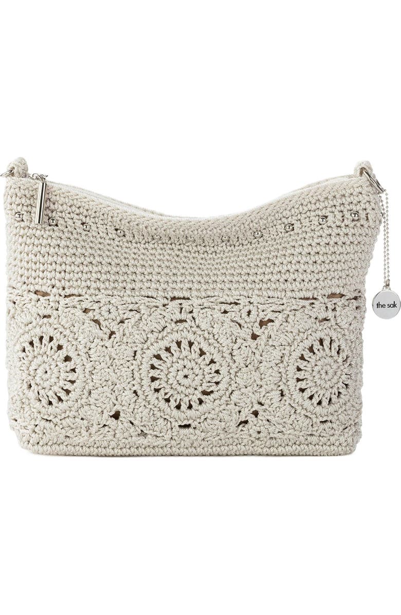 The Sak Lumi Covertible Crossbody Hand Crochet Bag, Alternate, color, Natural Medallion