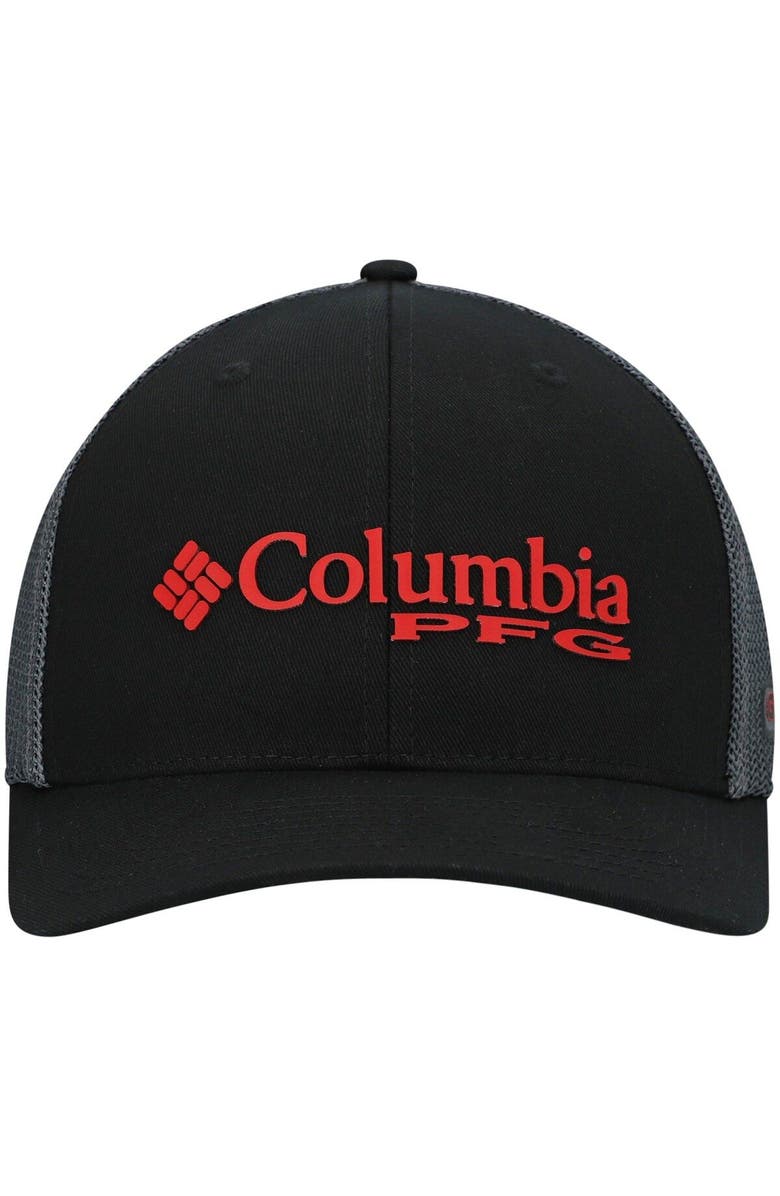 Columbia Men's Columbia Black/Gray Georgia Bulldogs PFG Flex Hat, Alternate, color, 