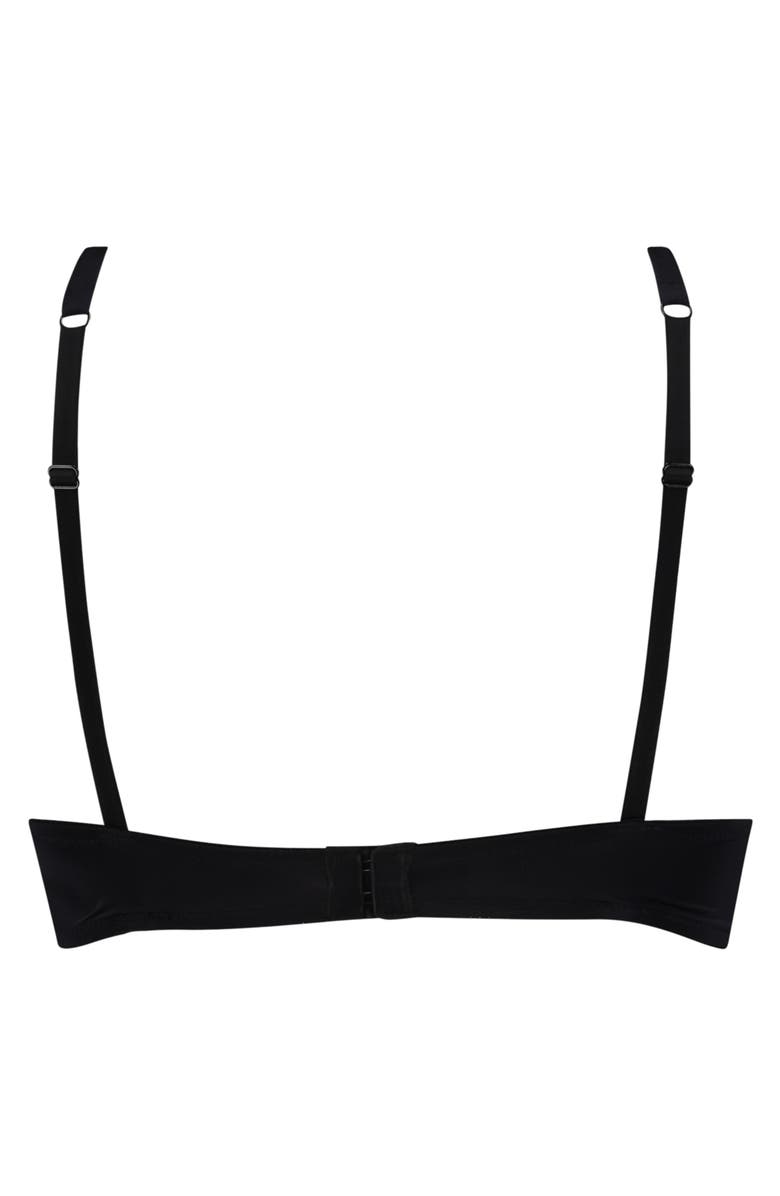 Hunkemöller Pia Padded Underwired Push-Up Bra, Alternate, color, Black